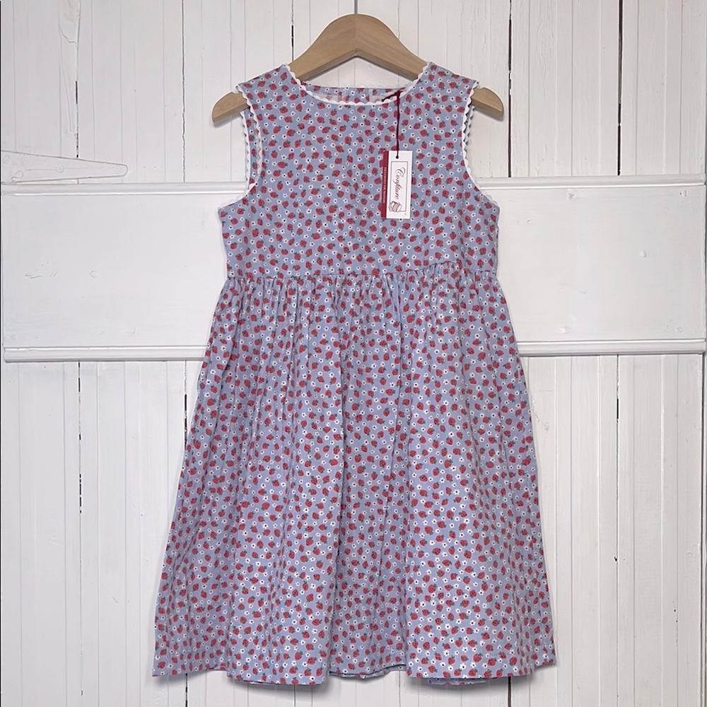 CONFITURE TROTTERS STREET LONDON NWT Strawberry Print Dress